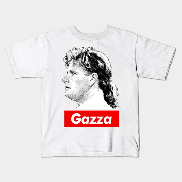 Gazza //// 90s Aesthetic Design Kids T-Shirt by DankFutura